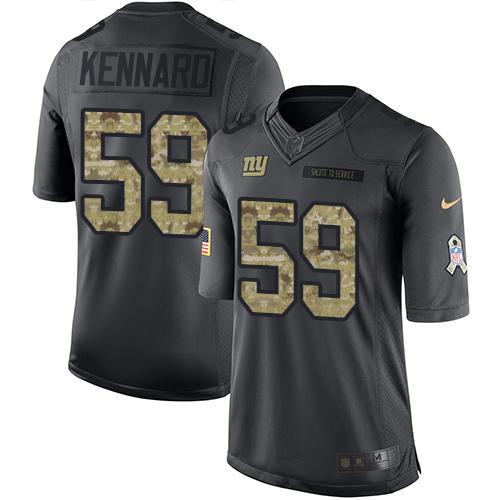 Nike Giants #59 Devon Kennard Black Men's Stitched NFL Limited 2016 Salute to Service Jersey Nike Giants #59 Devon Kennard Black Men's Stitched NFL Limited 2016 Salute to Service Jersey