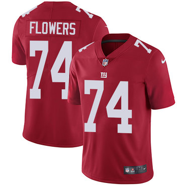 Nike Giants #74 Ereck Flowers Red Alternate Youth Stitched NFL Vapor Untouchable Limited Jersey