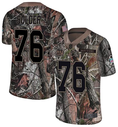 Nike Giants #76 Nate Solder Camo Men's Stitched NFL Limited Rush Realtree Jersey Nike Giants #76 Nate Solder Camo Men's Stitched NFL Limited Rush Realtree Jersey