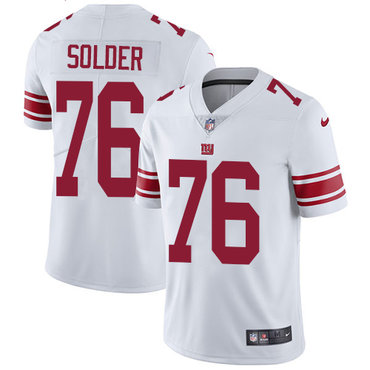 Nike Giants #76 Nate Solder White Men's Stitched NFL Vapor Untouchable Limited Jersey Nike Giants #76 Nate Solder White Men's Stitched NFL Vapor Untouchable Limited Jersey