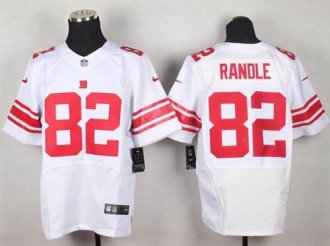 Nike Giants #82 Rueben Randle White Men's Stitched NFL Elite Jersey