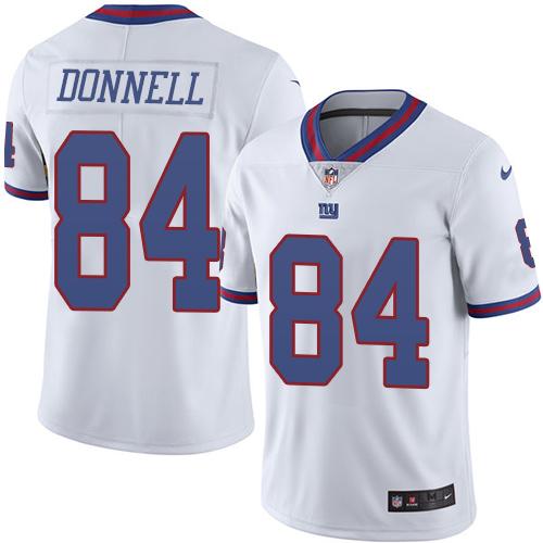 Nike Giants #84 Larry Donnell White Men's Stitched NFL Limited Rush Jersey Nike Giants #84 Larry Donnell White Men's Stitched NFL Limited Rush Jersey