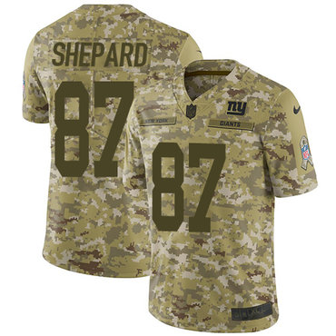 Nike Giants #87 Sterling Shepard Camo Youth Stitched NFL Limited 2018 Salute to Service Jersey Nike Giants #87 Sterling Shepard Camo Youth Stitched NFL Limited 2018 Salute to Service Jersey