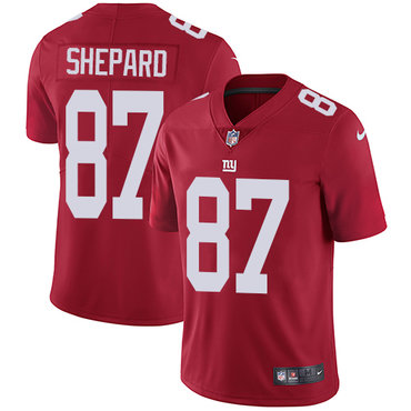 Nike Giants #87 Sterling Shepard Red Alternate Men's Stitched NFL Vapor Untouchable Limited Jersey Nike Giants #87 Sterling Shepard Red Alternate Men's Stitched NFL Vapor Untouchable Limited Jersey