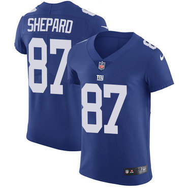 Nike Giants #87 Sterling Shepard Royal Blue Team Color Men's Stitched NFL Vapor Untouchable Elite Jersey Nike Giants #87 Sterling Shepard Royal Blue Team Color Men's Stitched NFL Vapor Untouchable Elite Jersey