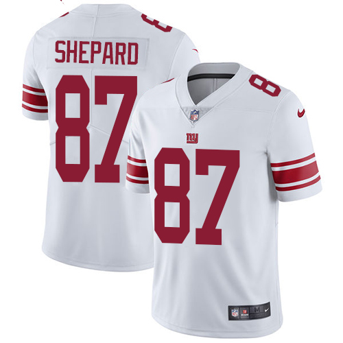 Nike Giants #87 Sterling Shepard White Men's Stitched NFL Vapor Untouchable Limited Jersey Nike Giants #87 Sterling Shepard White Men's Stitched NFL Vapor Untouchable Limited Jersey