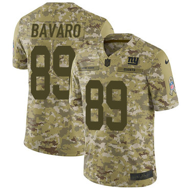 Nike Giants #89 Mark Bavaro Camo Men's Stitched NFL Limited 2018 Salute To Service Jersey Nike Giants #89 Mark Bavaro Camo Men's Stitched NFL Limited 2018 Salute To Service Jersey