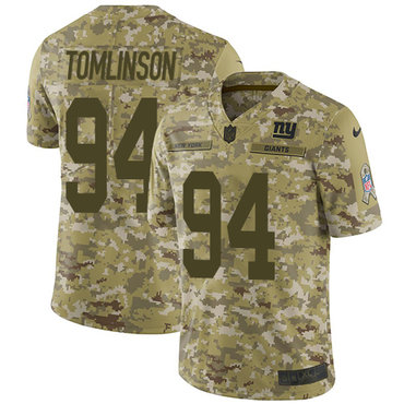 Nike Giants #94 Dalvin Tomlinson Camo Men's Stitched NFL Limited 2018 Salute To Service Jersey Nike Giants #94 Dalvin Tomlinson Camo Men's Stitched NFL Limited 2018 Salute To Service Jersey