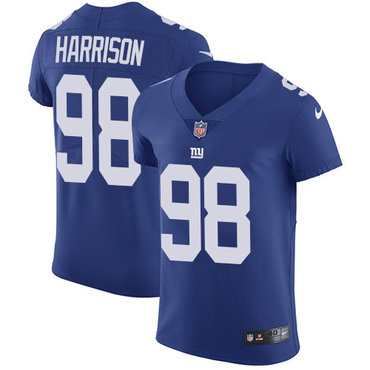 Nike Giants #98 Damon Harrison Royal Blue Team Color Men's Stitched NFL Vapor Untouchable Elite Jersey Nike Giants #98 Damon Harrison Royal Blue Team Color Men's Stitched NFL Vapor Untouchable Elite Jersey