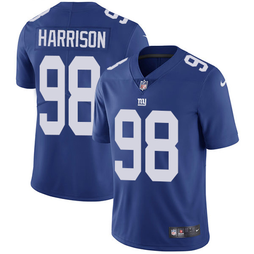 Nike Giants #98 Damon Harrison Royal Blue Team Color Men's Stitched NFL Vapor Untouchable Limited Jersey Nike Giants #98 Damon Harrison Royal Blue Team Color Men's Stitched NFL Vapor Untouchable Limited Jersey