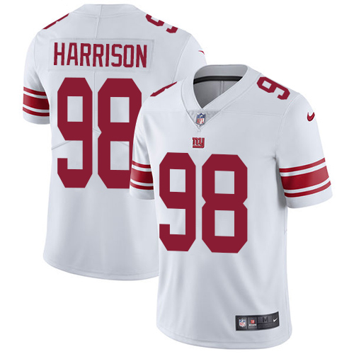 Nike Giants #98 Damon Harrison White Men's Stitched NFL Vapor Untouchable Limited Jersey Nike Giants #98 Damon Harrison White Men's Stitched NFL Vapor Untouchable Limited Jersey