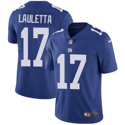 Nike Giants 17 Kyle Lauletta Royal Vapor Untouchable Limited Jersey Nike Giants 17 Kyle Lauletta Royal Vapor Untouchable Limited Jersey