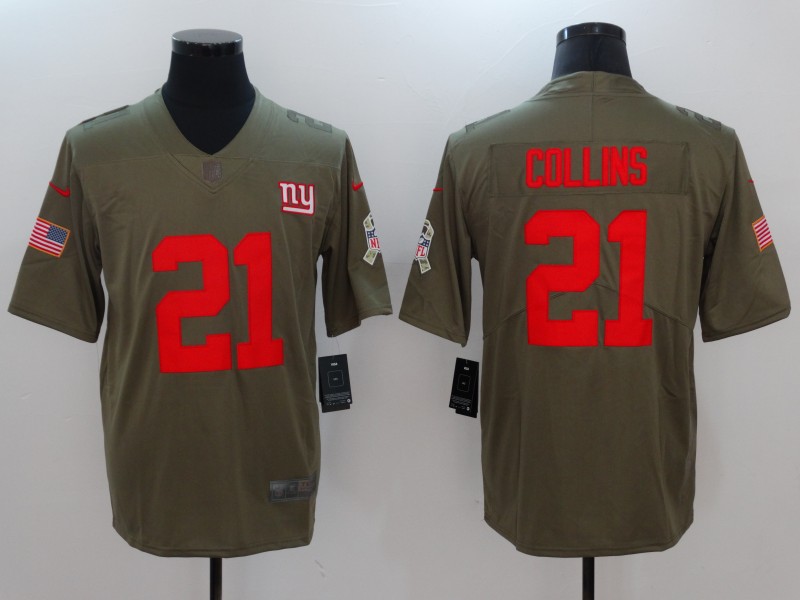 Nike Giants 21 Landon Collins Olive Salute To Service Limited Jersey Nike Giants 21 Landon Collins Olive Salute To Service Limited Jersey