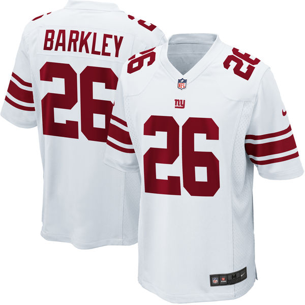 Nike Giants 26 Saquon Barkley White 2018 NFL Draft Pick Elite Jersey Nike Giants 26 Saquon Barkley White 2018 NFL Draft Pick Elite Jersey