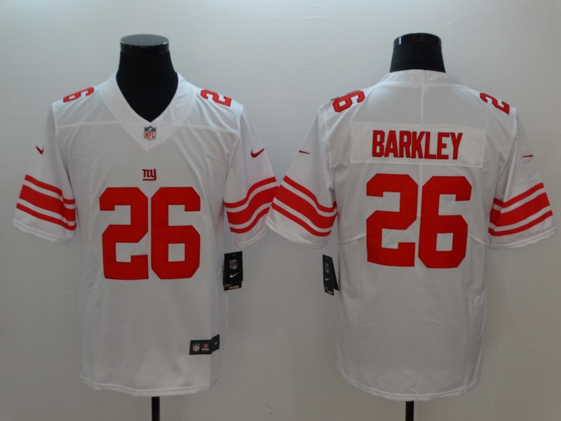Nike Giants 26 Saquon Barkley White Vapor Untouchable Player Limited Jersey Nike Giants 26 Saquon Barkley White Vapor Untouchable Player Limited Jersey