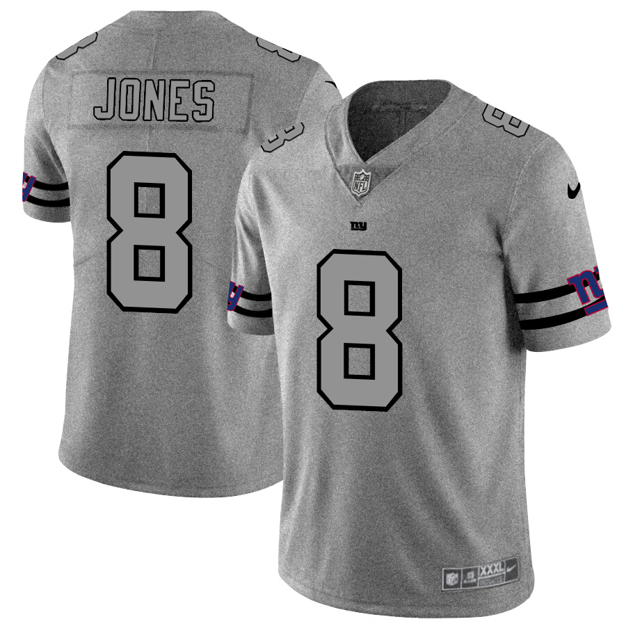 Nike Giants 8 Daniel Jones 2019 Gray Gridiron Gray Vapor Untouchable Limited Jersey Nike Giants 8 Daniel Jones 2019 Gray Gridiron Gray Vapor Untouchable Limited Jersey
