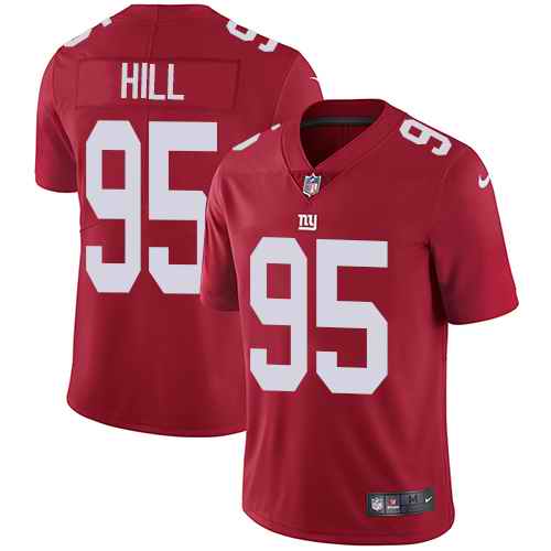 Nike Giants 95 B.J. Hill Red Alternate Men's Stitched NFL Vapor Untouchable Limited Jersey Nike Giants 95 B.J. Hill Red Alternate Men's Stitched NFL Vapor Untouchable Limited Jersey