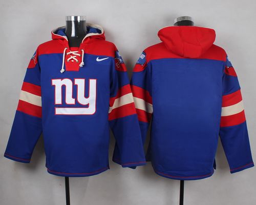 Nike Giants Blank Royal Blue Player Pullover NFL Hoodie Nike Giants Blank Royal Blue Player Pullover NFL Hoodie