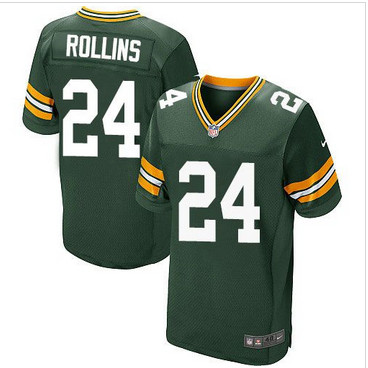 Nike Green Bay Packers #24 Quinten Rollins Green Team Color Men's Stitched NFL Elite Jersey Nike Green Bay Packers #24 Quinten Rollins Green Team Color Men's Stitched NFL Elite Jersey