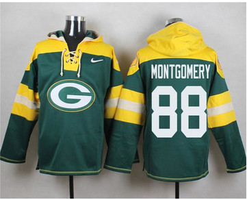 Nike Green Bay Packers #88 Ty Montgomery Green Player Pullover NFL Hoodie Nike Green Bay Packers #88 Ty Montgomery Green Player Pullover NFL Hoodie
