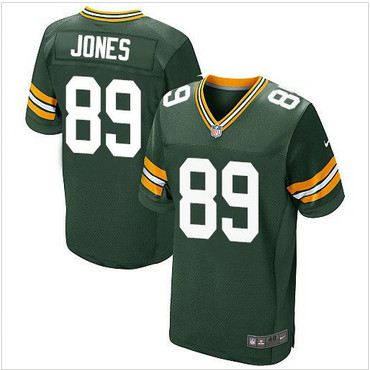 Nike Green Bay Packers #89 James Jones Green Team Color Men's Stitched NFL Elite Jersey Nike Green Bay Packers #89 James Jones Green Team Color Men's Stitched NFL Elite Jersey
