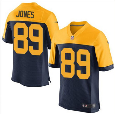 Nike Green Bay Packers #89 James Jones Navy Blue Alternate Men's Stitched NFL New Elite Jersey Nike Green Bay Packers #89 James Jones Navy Blue Alternate Men's Stitched NFL New Elite Jersey