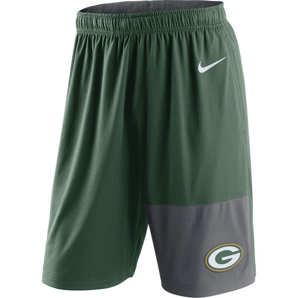 Nike Green Bay Packers Green NFL Shorts Nike Green Bay Packers Green NFL Shorts