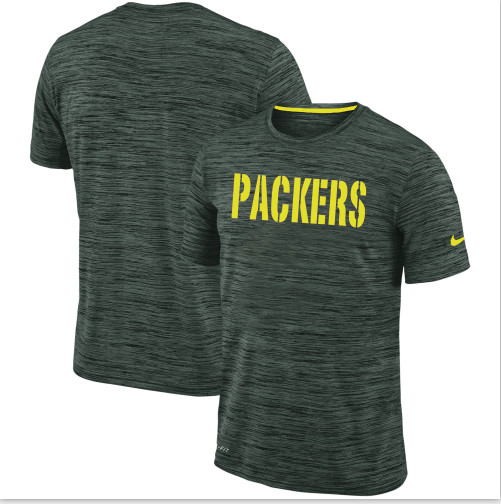 Nike Green Bay Packers Green Velocity Performance T-Shirt Nike Green Bay Packers Green Velocity Performance T-Shirt