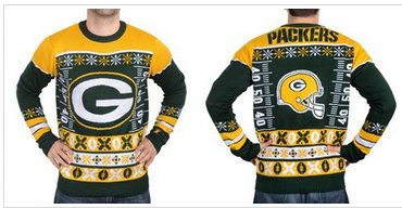 Nike Green Bay Packers Men's Ugly Sweater Nike Green Bay Packers Men's Ugly Sweater