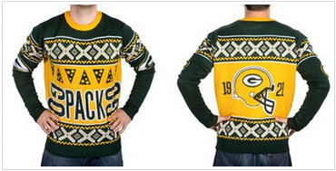 Nike Green Bay Packers Men's Ugly Sweater_1 Nike Green Bay Packers Men's Ugly Sweater_1