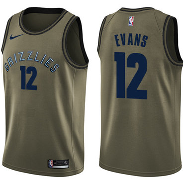 Nike Grizzlies #12 Tyreke Evans Green Salute to Service NBA Swingman Jersey Nike Grizzlies #12 Tyreke Evans Green Salute to Service NBA Swingman Jersey