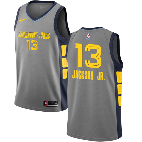 Nike Grizzlies #13 Jaren Jackson Jr. Gray NBA Swingman City Edition 2018 19 Jersey Nike Grizzlies #13 Jaren Jackson Jr. Gray NBA Swingman City Edition 2018 19 Jersey
