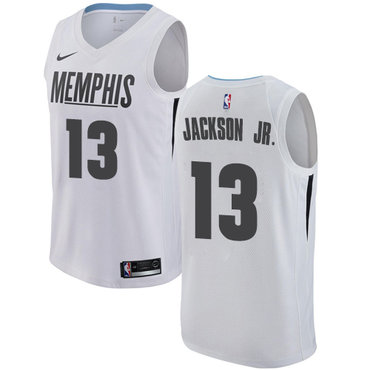 Nike Grizzlies #13 Jaren Jackson Jr. White NBA Swingman City Edition Jersey Nike Grizzlies #13 Jaren Jackson Jr. White NBA Swingman City Edition Jersey