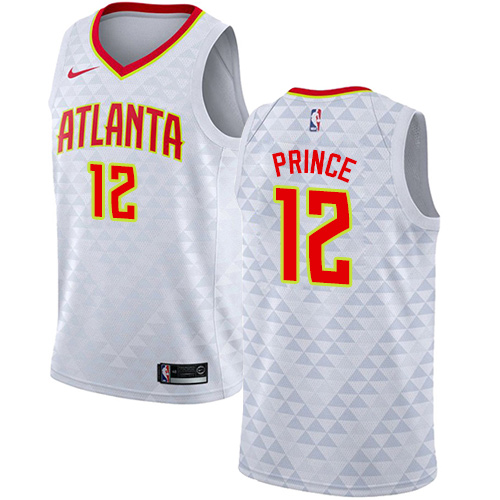 Nike Hawks #12 Taurean Prince White NBA Swingman Association Edition Jersey Nike Hawks #12 Taurean Prince White NBA Swingman Association Edition Jersey