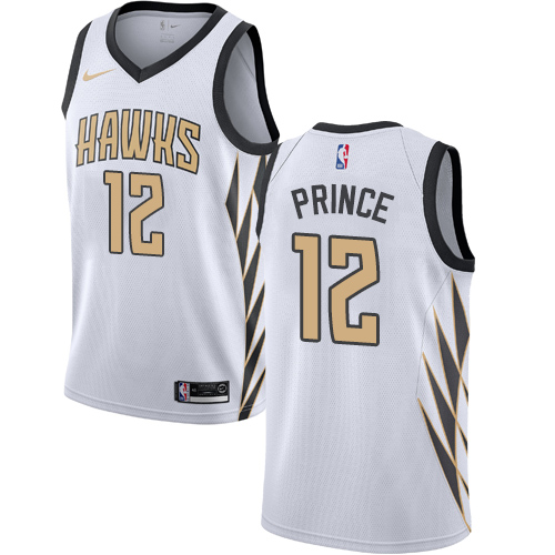 Nike Hawks #12 Taurean Prince White NBA Swingman City Edition 2018 19 Jersey Nike Hawks #12 Taurean Prince White NBA Swingman City Edition 2018 19 Jersey