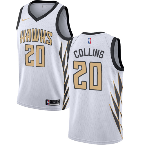 Nike Hawks #20 John Collins White NBA Swingman City Edition 2018 19 Jersey Nike Hawks #20 John Collins White NBA Swingman City Edition 2018 19 Jersey