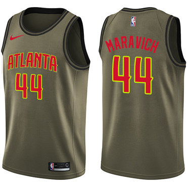 Nike Hawks #44 Pete Maravich Green Salute to Service NBA Swingman Jersey Nike Hawks #44 Pete Maravich Green Salute to Service NBA Swingman Jersey