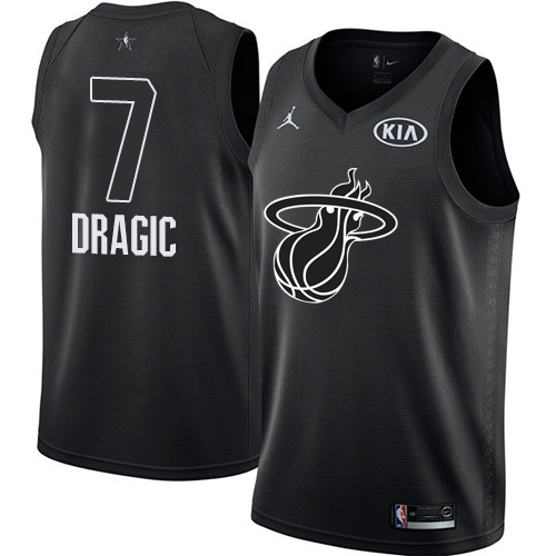 Nike Heat #7 Goran Dragic Black Youth NBA Jordan Swingman 2018 All-Star Game Jersey Nike Heat #7 Goran Dragic Black Youth NBA Jordan Swingman 2018 All-Star Game Jersey