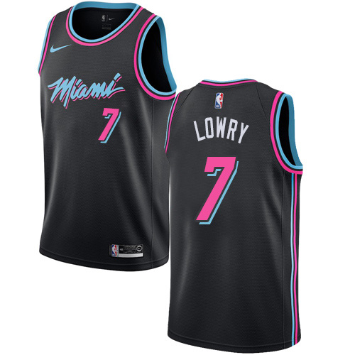 Nike Heat #7 Kyle Lowry Black NBA Swingman City Edition 2018 19 Jersey Nike Heat #7 Kyle Lowry Black NBA Swingman City Edition 2018 19 Jersey