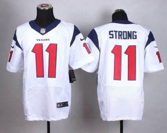 Nike Houston Texans #11 Jaelen Strong White Men's Stitched NFL Elite Jersey Nike Houston Texans #11 Jaelen Strong White Men's Stitched NFL Elite Jersey