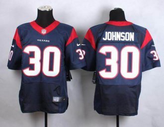 Nike Houston Texans #30 Kevin Johnson Navy Blue Team Color Men's Stitched NFL Elite Jersey Nike Houston Texans #30 Kevin Johnson Navy Blue Team Color Men's Stitched NFL Elite Jersey