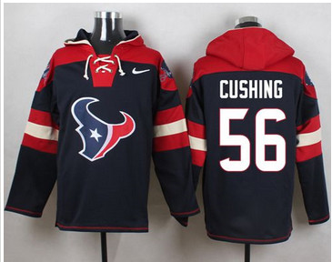 Nike Houston Texans #56 Brian Cushing Navy Blue Player Pullover NFL Hoodie Nike Houston Texans #56 Brian Cushing Navy Blue Player Pullover NFL Hoodie
