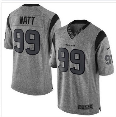 Nike Houston Texans #99 J.J. Watt Gray Men''s Stitched NFL Limited Gridiron Gray Jersey Nike Houston Texans #99 J.J. Watt Gray Men''s Stitched NFL Limited Gridiron Gray Jersey