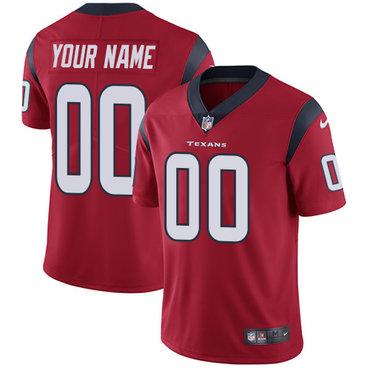Nike Houston Texans Limited Red Alternate Jersey NFL  Vapor Untouchable Customized jerseys
