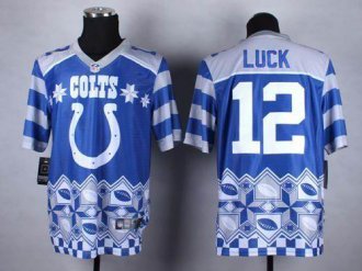 Nike Indianapolis Colts #12 Andrew Luck Royal Blue NFL Elite Noble Fashion Jersey Nike Indianapolis Colts #12 Andrew Luck Royal Blue NFL Elite Noble Fashion Jersey