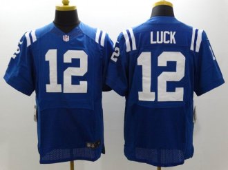 Nike Indianapolis Colts #12 Luck Blue Team Color Men's NFL Elite Jerseys Nike Indianapolis Colts #12 Luck Blue Team Color Men's NFL Elite Jerseys
