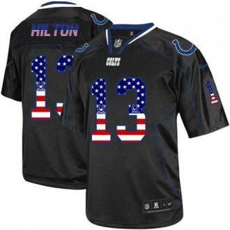 Nike Indianapolis Colts #13 T.Y. Hilton Black NFL Elite USA Flag Fashion Jersey Nike Indianapolis Colts #13 T.Y. Hilton Black NFL Elite USA Flag Fashion Jersey