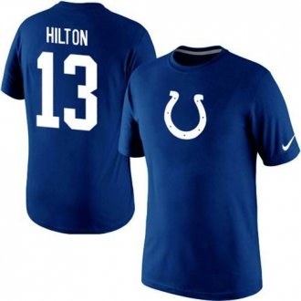 Nike Indianapolis Colts #13 TY Hilton Name & Number NFL T-Shirt Blue Nike Indianapolis Colts #13 TY Hilton Name & Number NFL T-Shirt Blue