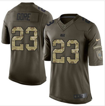 Nike Indianapolis Colts #23 Frank Gore Green Men's Stitched NFL Limited Salute to Service Jersey Nike Indianapolis Colts #23 Frank Gore Green Men's Stitched NFL Limited Salute to Service Jersey