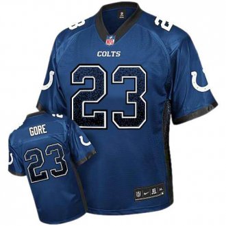 Nike Indianapolis Colts #23 Frank Gore Royal Blue Team Color Men's Stitched NFL Elite Drift Fashion Jersey Nike Indianapolis Colts #23 Frank Gore Royal Blue Team Color Men's Stitched NFL Elite Drift Fashion Jersey